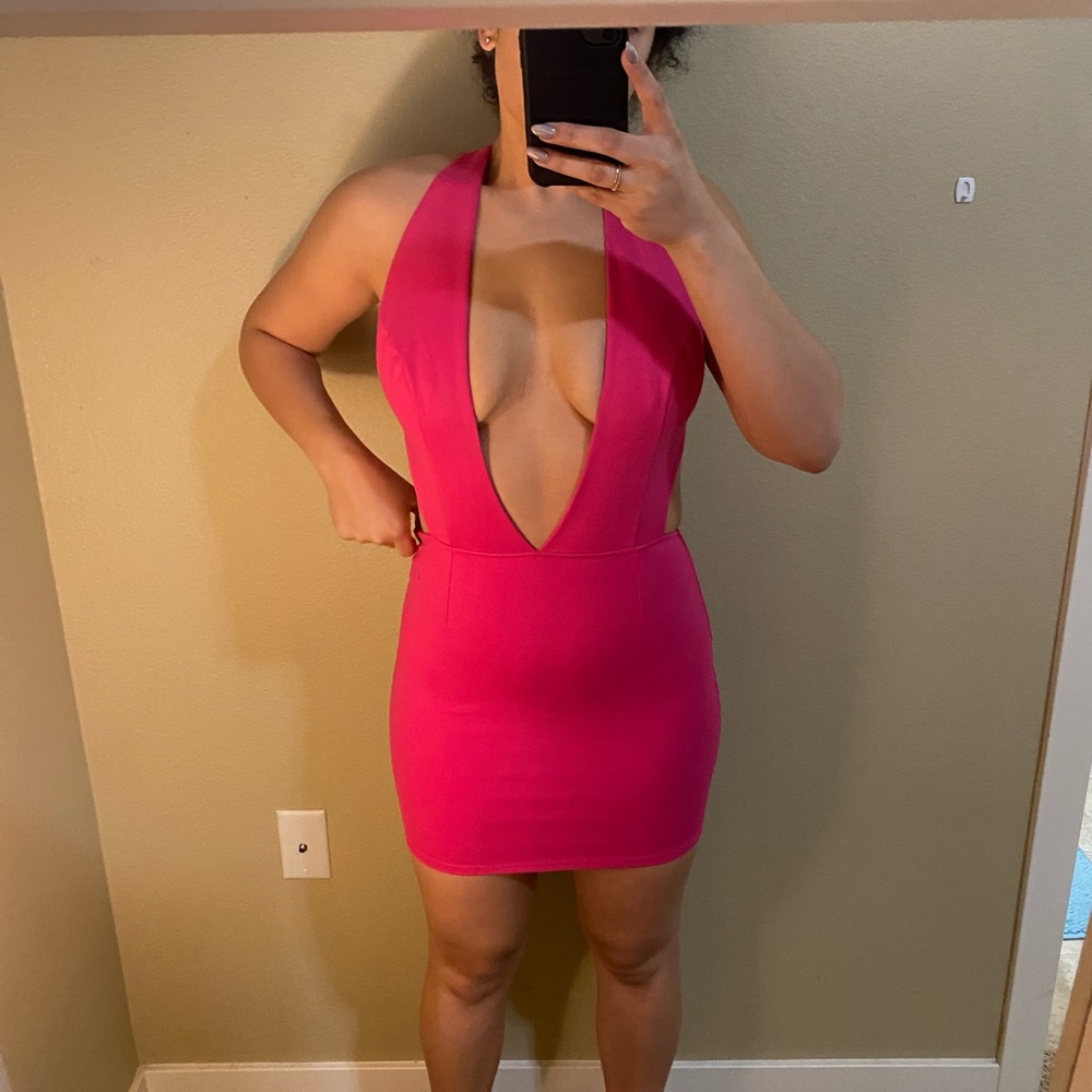 NWT Revolve/ Superdown Hot Pink Dress size M